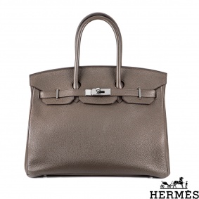 Hermès Birkin 35cm Gris Etain Togo PHW Hermès Birkin 35cm Gris Etain Togo PHW
